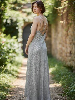 Zara Polka Dot Maxi Dress